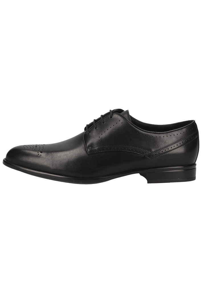 Geox Businessschuhe Glattleder Schwarz