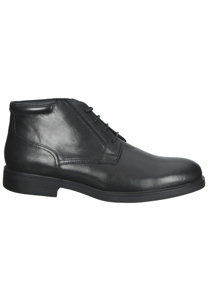 Geox Businessschuhe Leder/Textil Schwarz