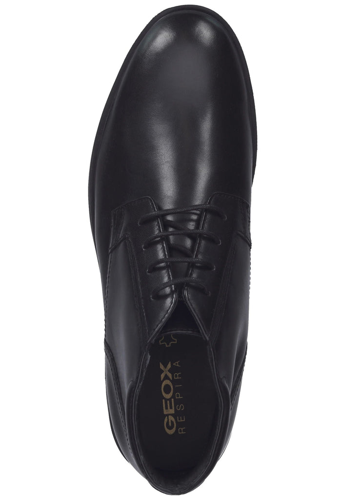 Geox Businessschuhe Leder/Textil Schwarz