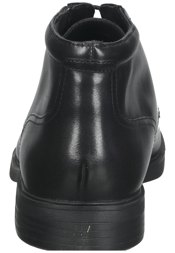 Geox Businessschuhe Leder/Textil Schwarz