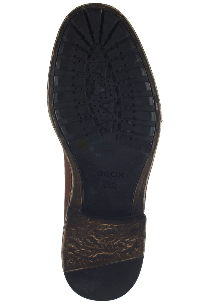 Geox Businessschuhe Nappaleder Cognac