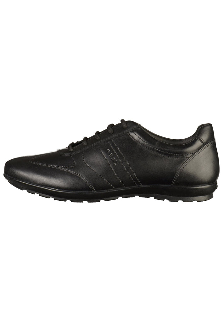 Halbschuhe Geox Halbschuhe Leder Schwarz