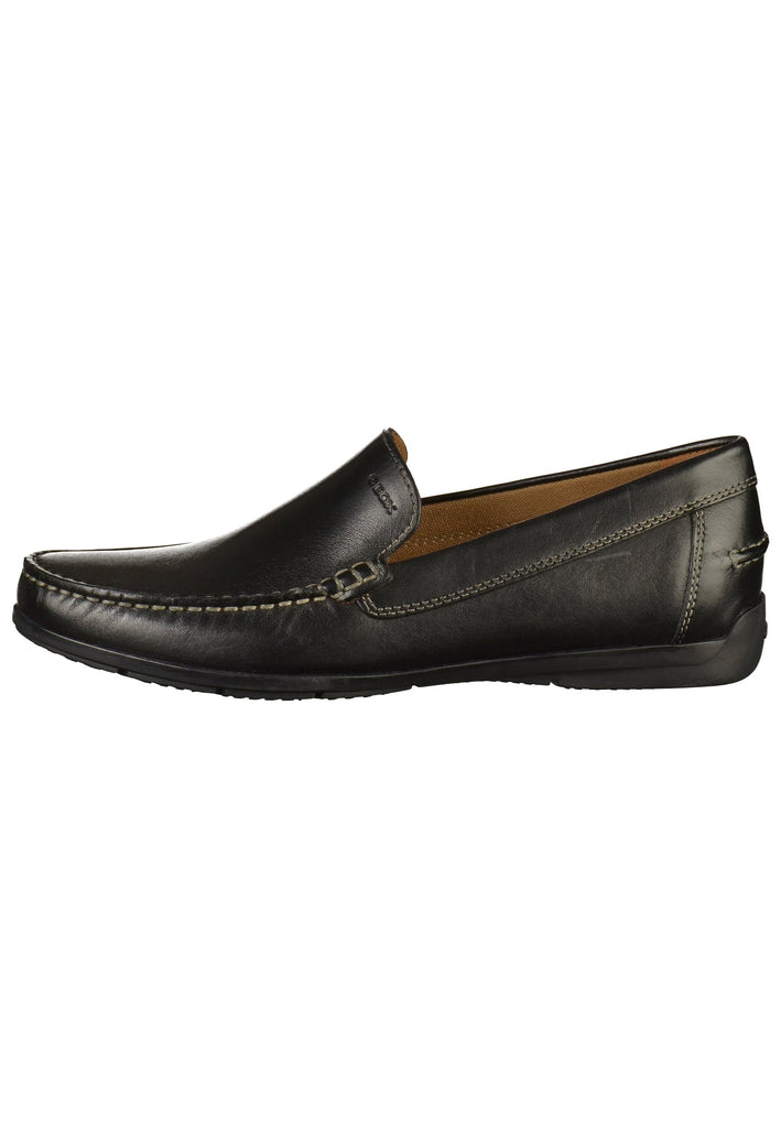 Halbschuhe Geox Halbschuhe Leder Schwarz