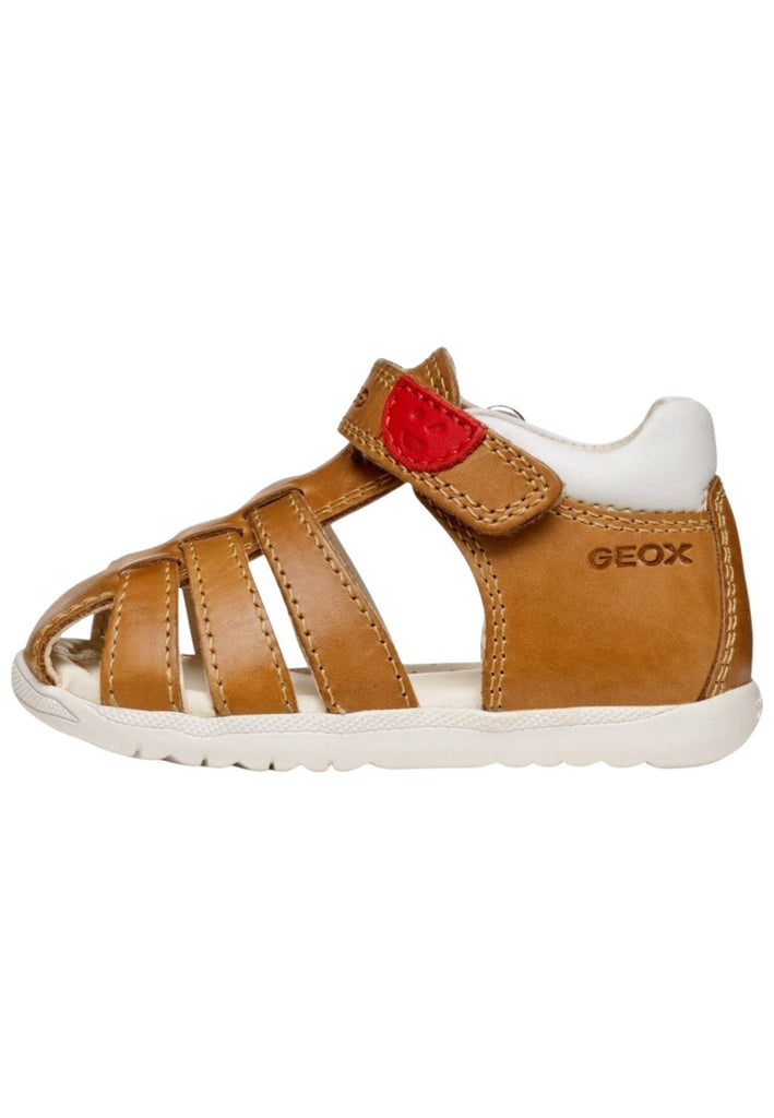 Halbschuhe Geox Halbschuhe Leder/Synthetik Braun/Weiß