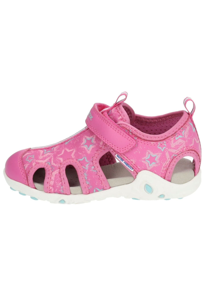 Halbschuhe Geox Halbschuhe Lederimitat/Textil Fuchsia