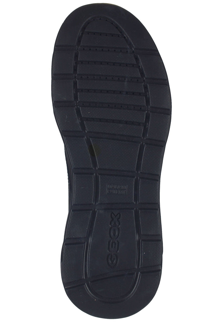 Geox Halbschuhe Glattleder Schwarz