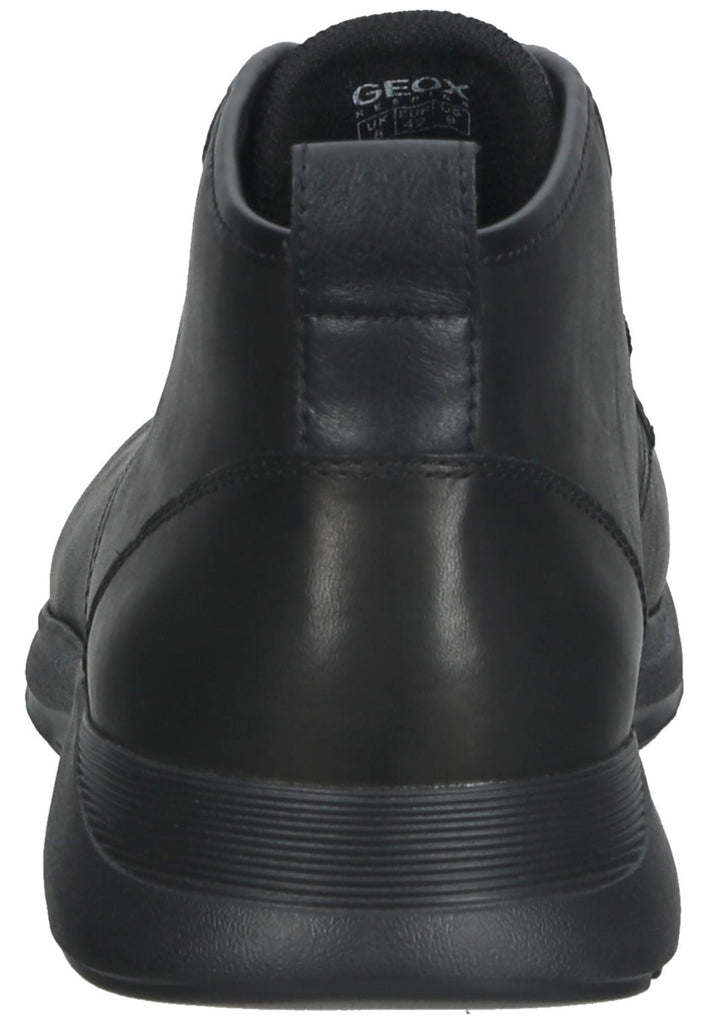 Geox Halbschuhe Glattleder Schwarz