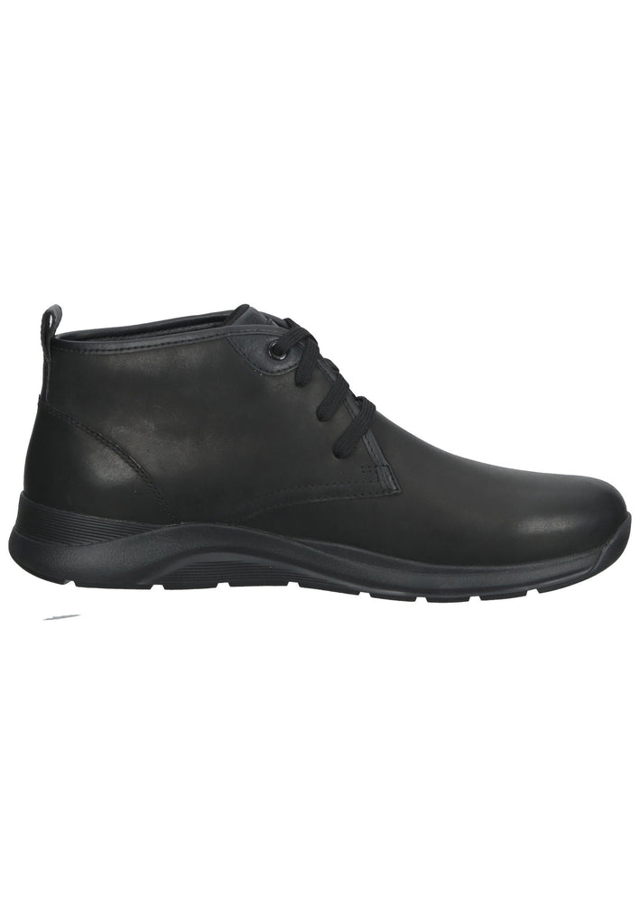 Geox Halbschuhe Glattleder Schwarz