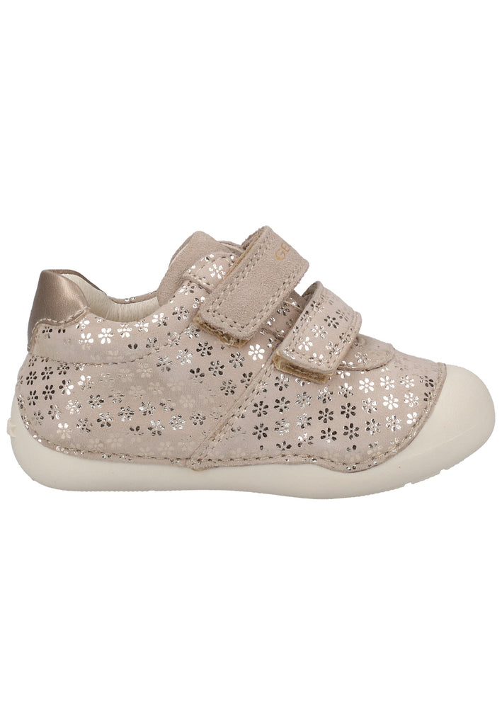 Geox Halbschuhe Leder Beige/Gold