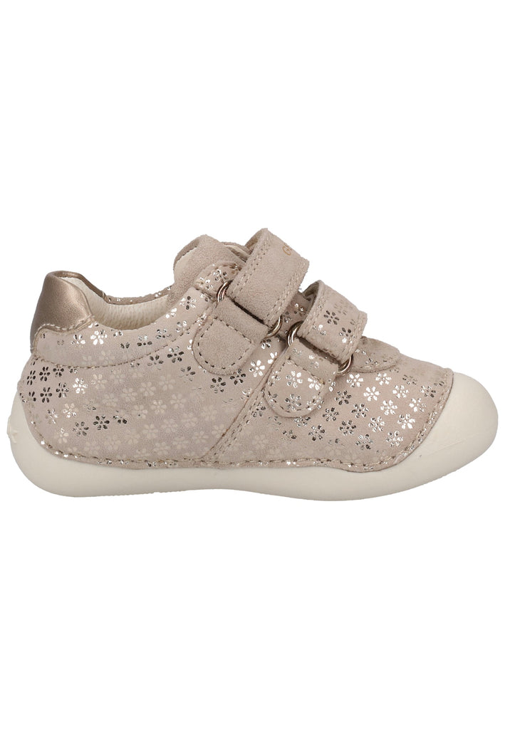 Geox Halbschuhe Leder Beige/Gold