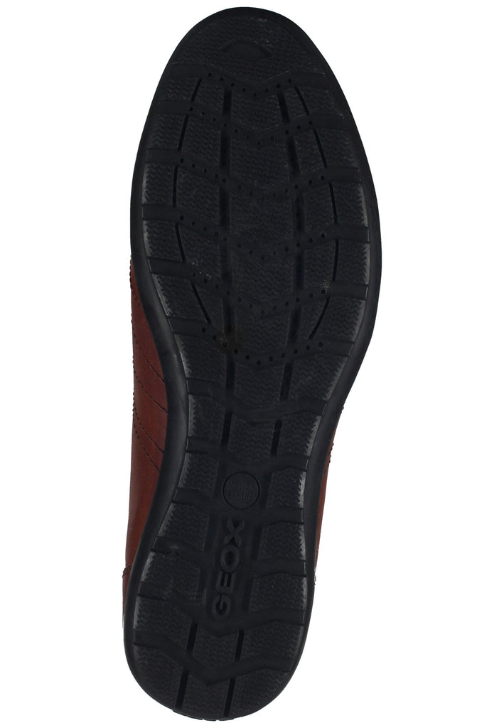 Geox Halbschuhe Leder/Nylon Mittelbraun