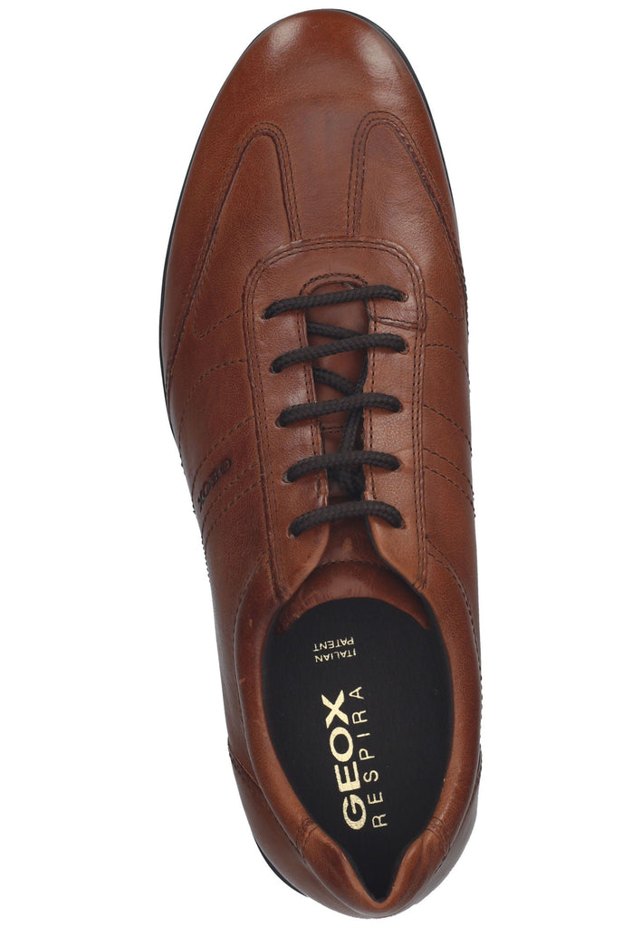 Geox Halbschuhe Leder/Nylon Mittelbraun