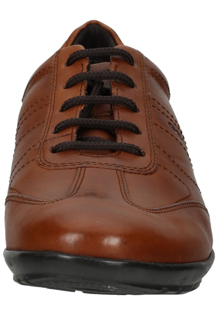 Geox Halbschuhe Leder/Nylon Mittelbraun