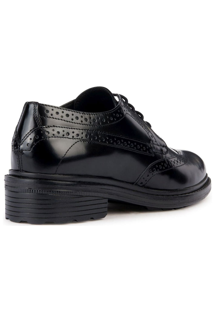 Geox Halbschuhe Leder Schwarz