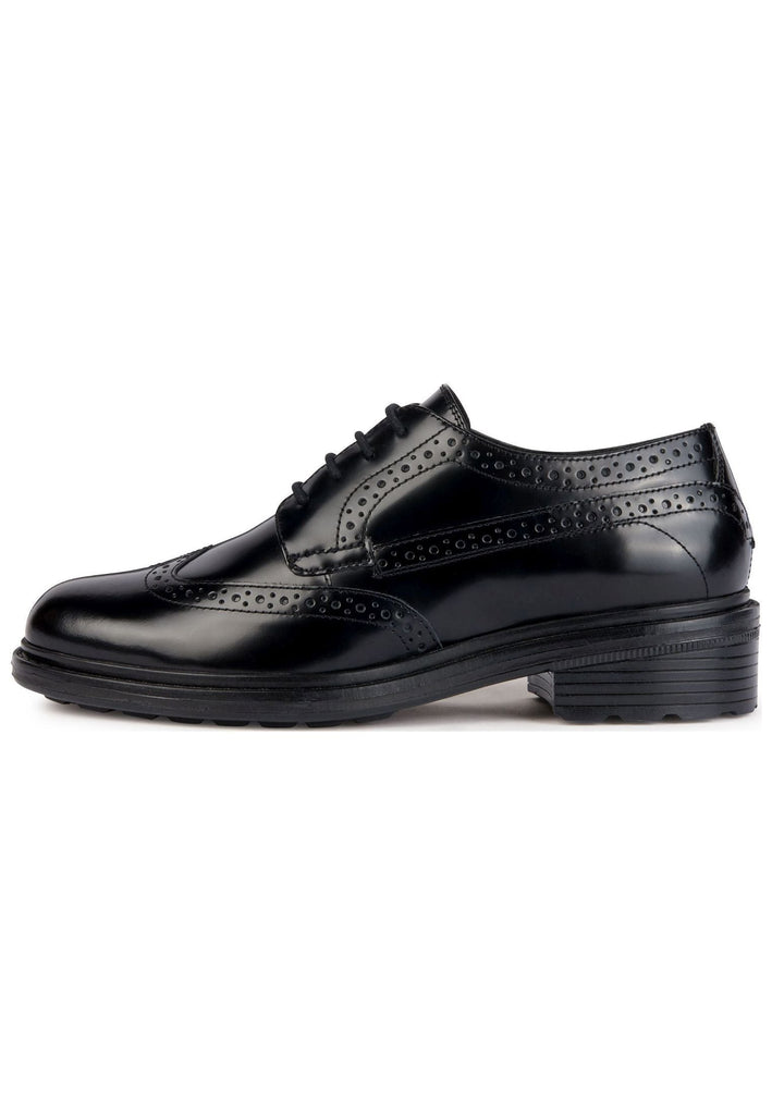 Geox Halbschuhe Leder Schwarz