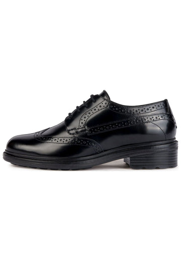 Geox Halbschuhe Leder Schwarz