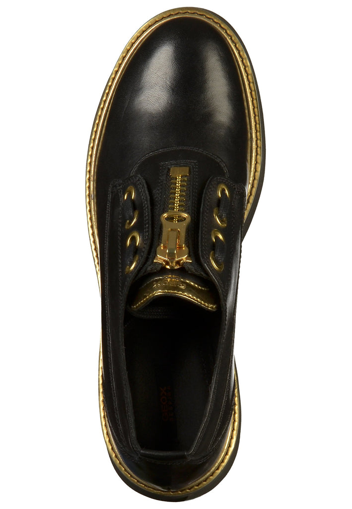 Geox Halbschuhe Leder Schwarz