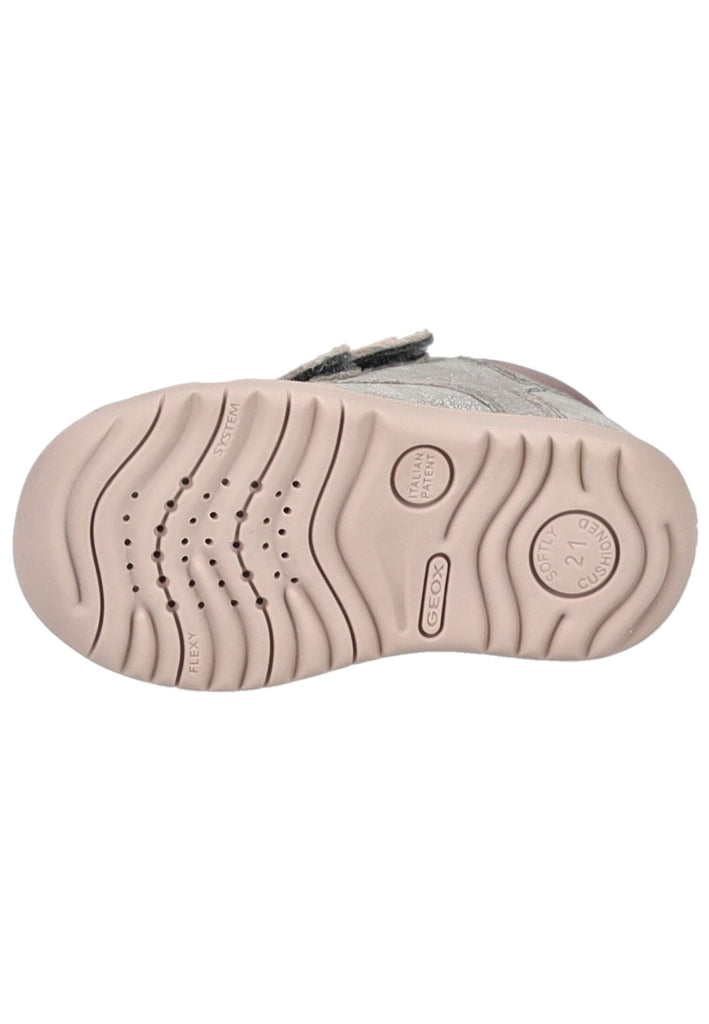 Geox Halbschuhe Leder/Synthetik Grau/Rosa