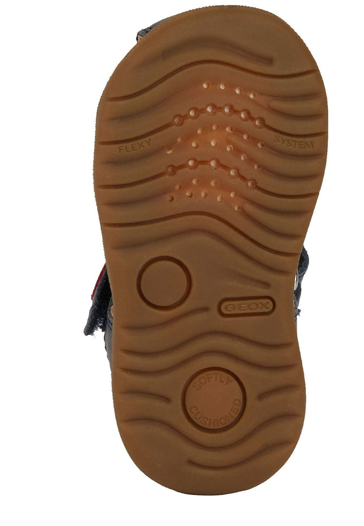 Geox Halbschuhe Leder/Synthetik Navy