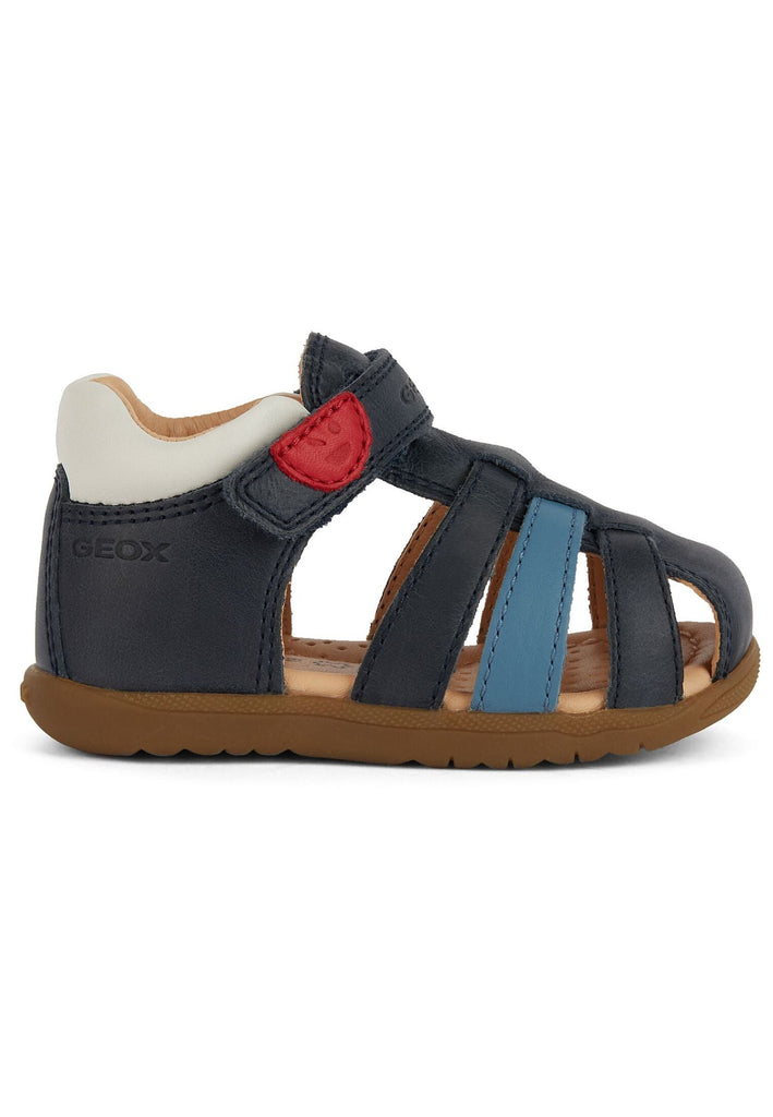 Geox Halbschuhe Leder/Synthetik Navy