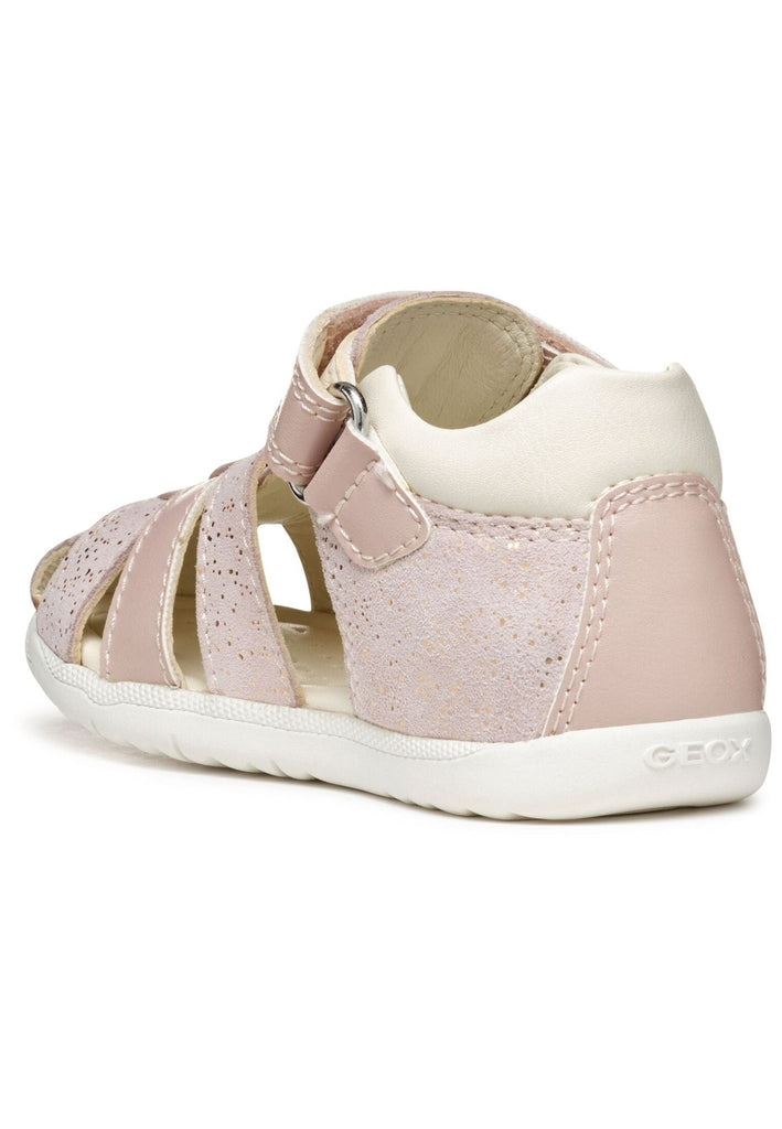 Geox Halbschuhe Leder/Synthetik Rosa/Weiß