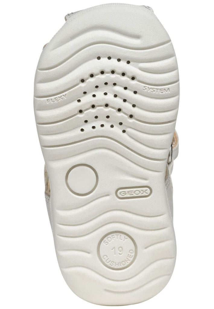 Geox Halbschuhe Leder/Synthetik Weiß