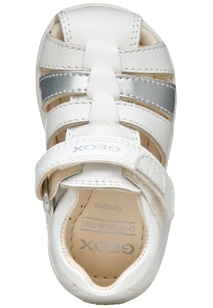 Geox Halbschuhe Leder/Synthetik Weiß