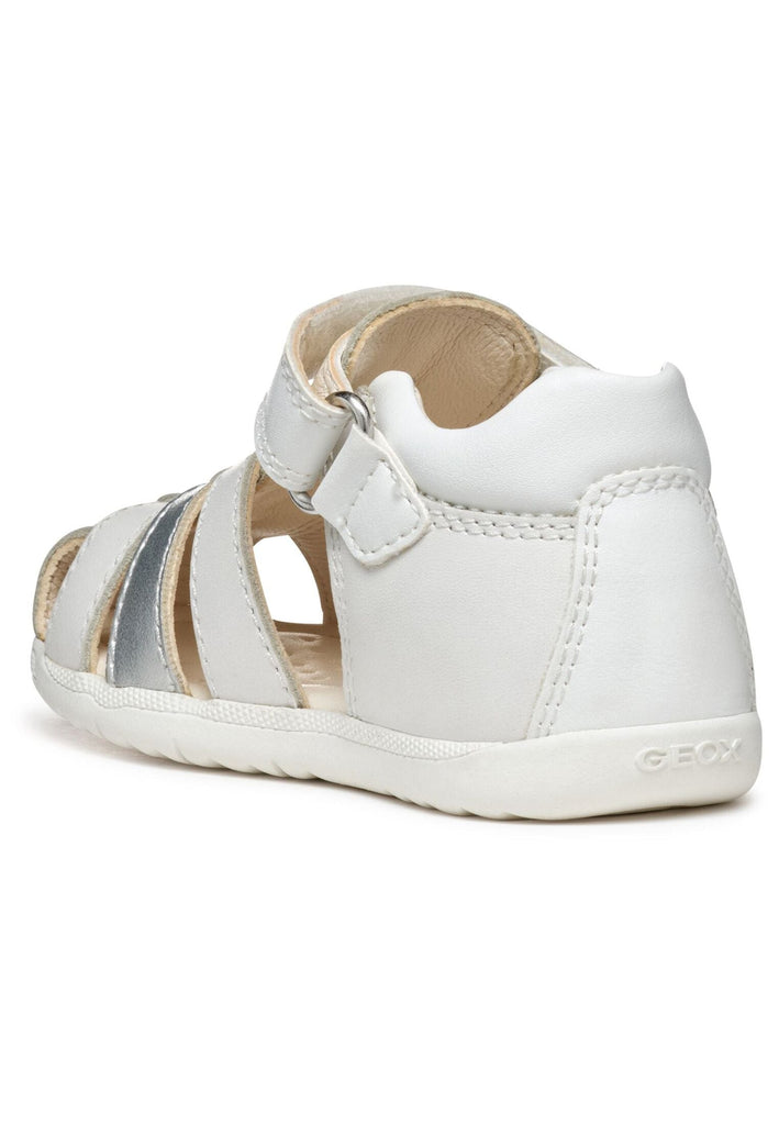 Geox Halbschuhe Leder/Synthetik Weiß