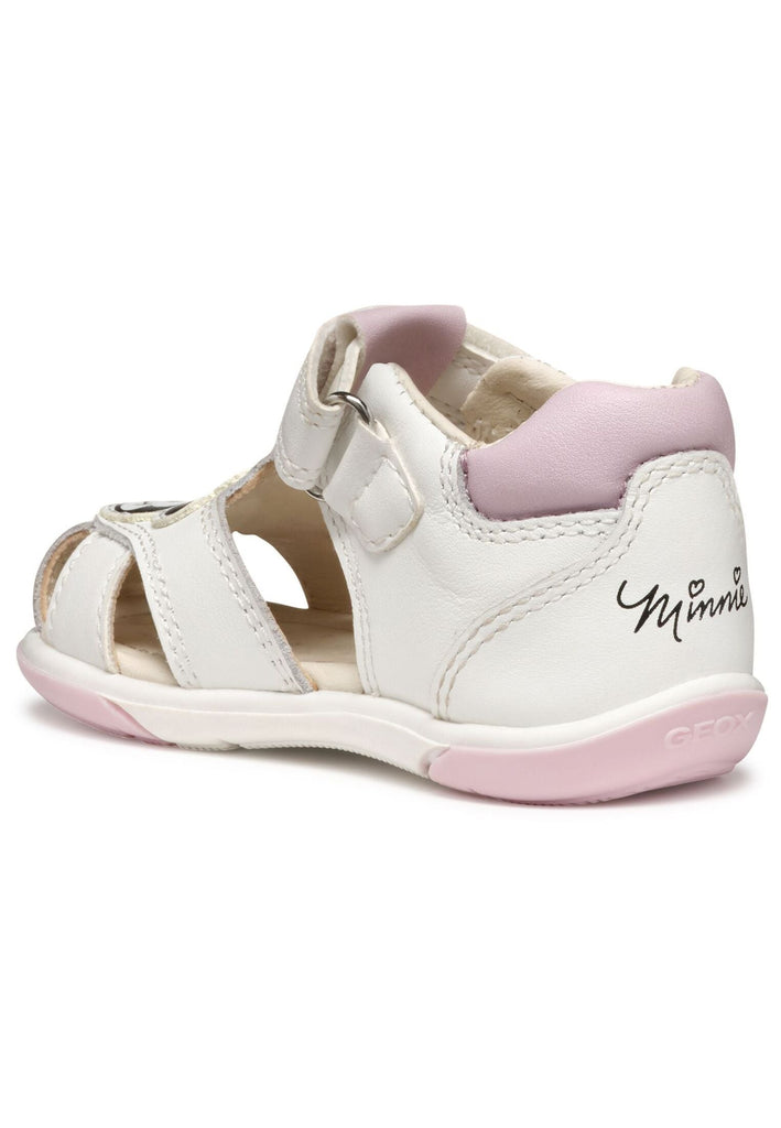 Geox Halbschuhe Leder/Synthetik Weiß/Pink