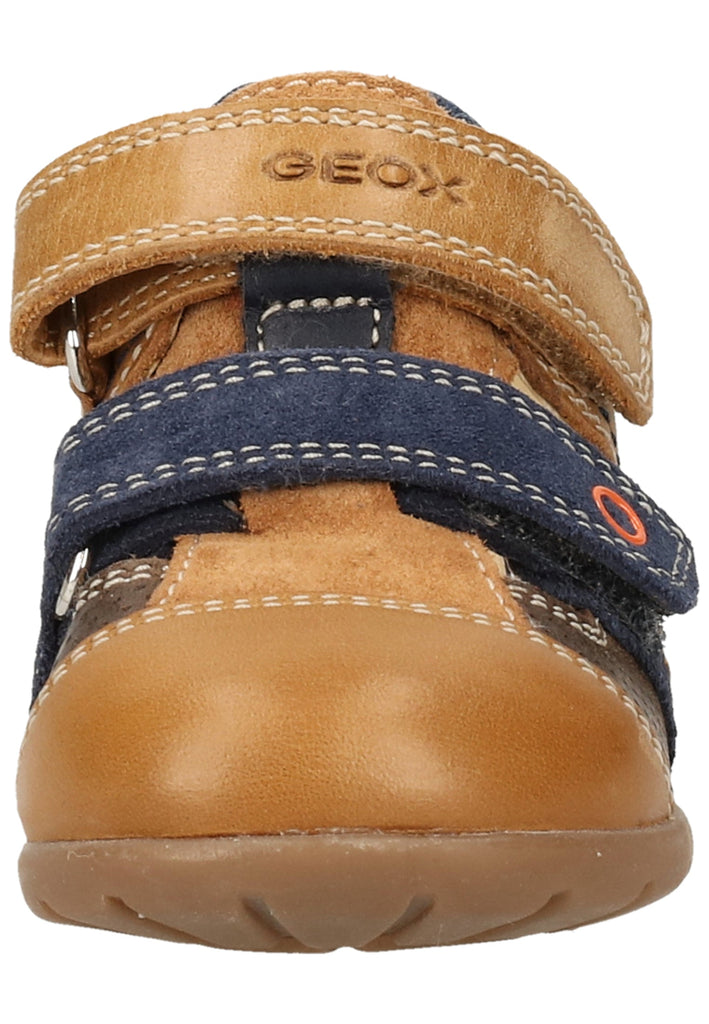 Geox Halbschuhe Leder/Textil Caramel