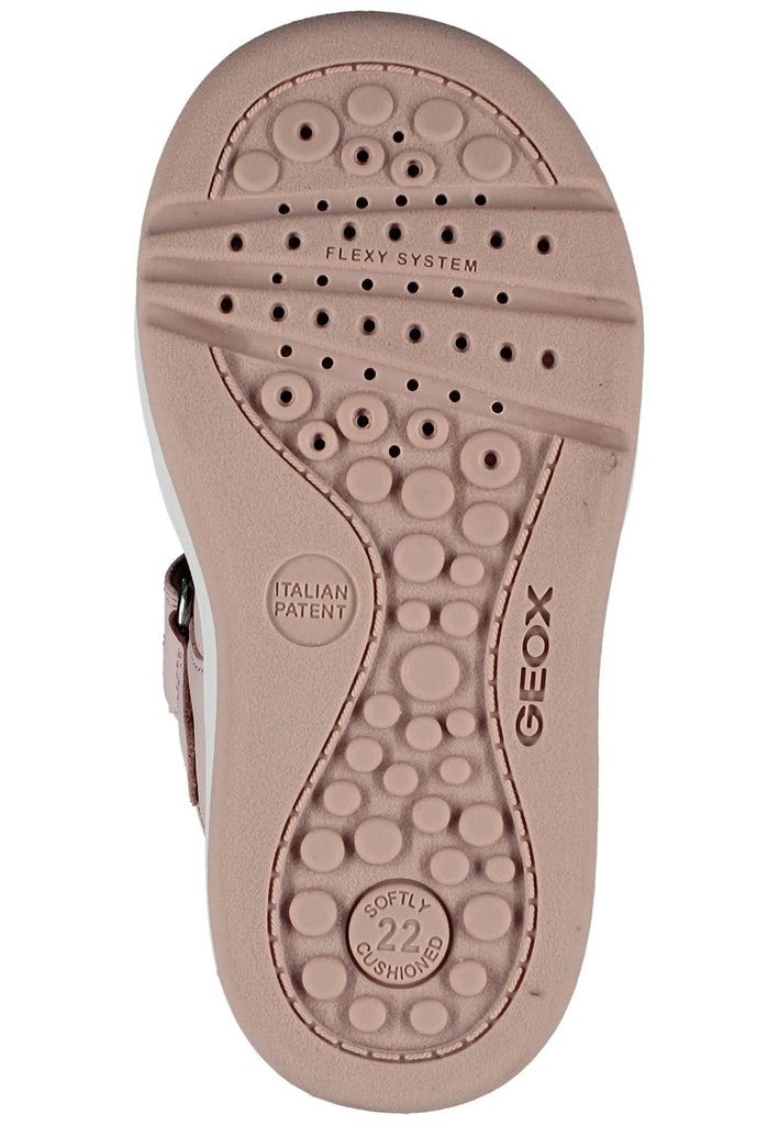 Geox Halbschuhe Leder/Textil Rosa/Weiß