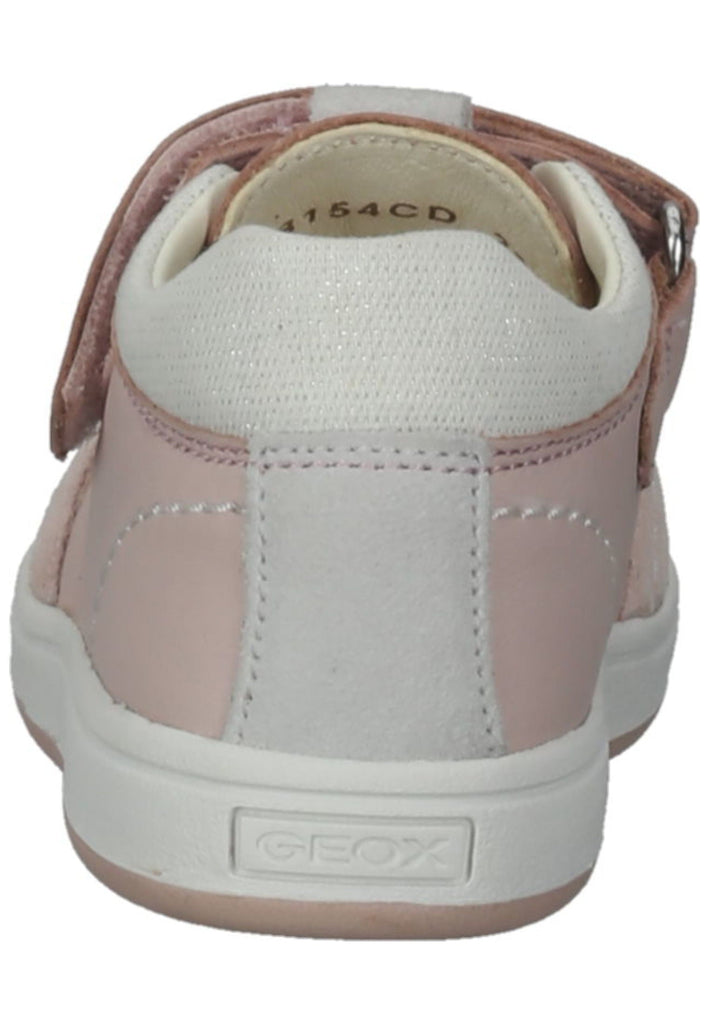 Geox Halbschuhe Leder/Textil Rosa/Weiß