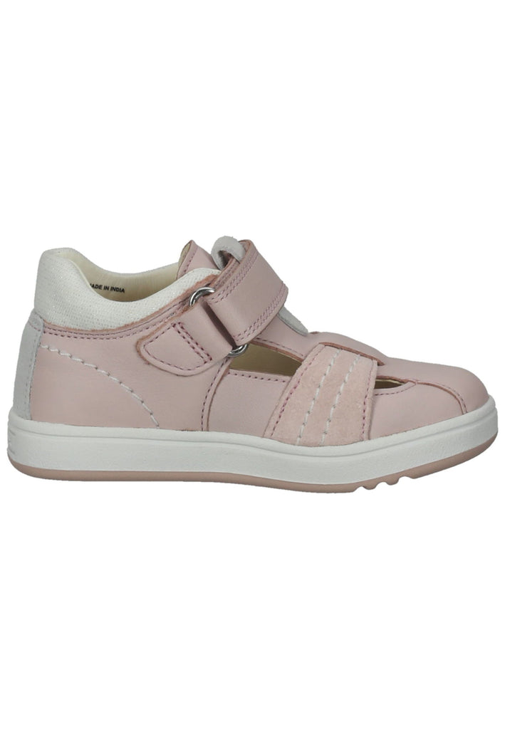 Geox Halbschuhe Leder/Textil Rosa/Weiß