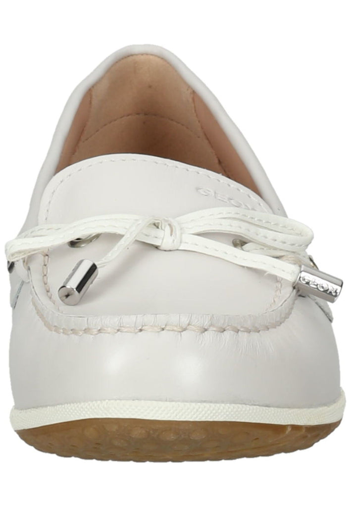 Geox Halbschuhe Leder/Textil Weiß