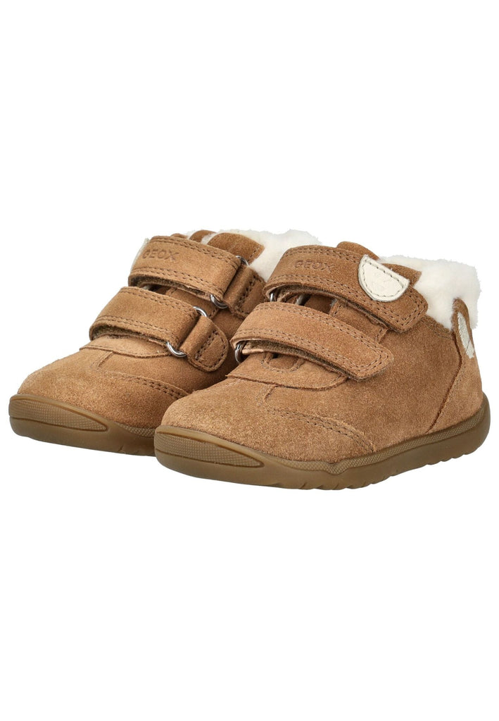Geox Halbschuhe Leder/Textil Whisky Warmfutter