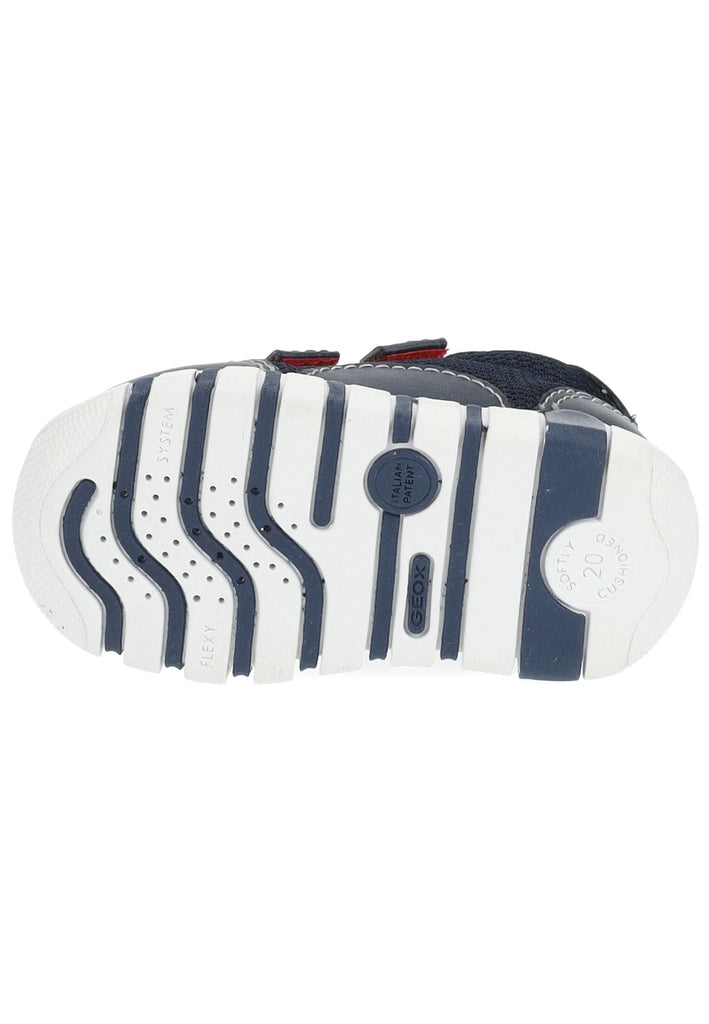 Geox Halbschuhe Lederimitat/Mesh Navy