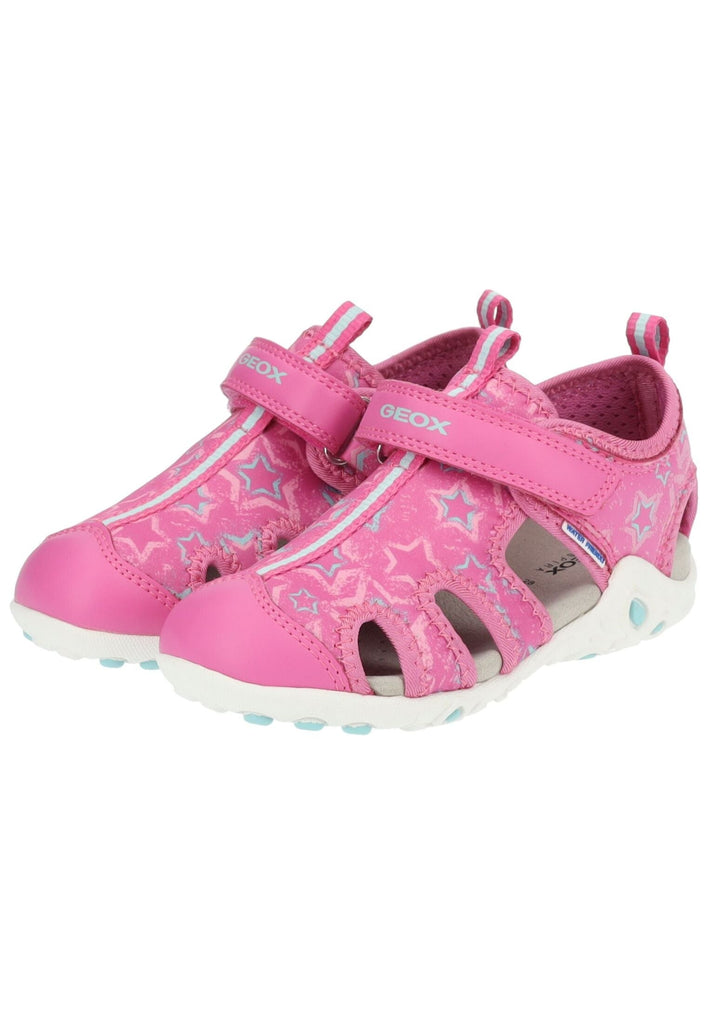 Geox Halbschuhe Lederimitat/Textil Fuchsia