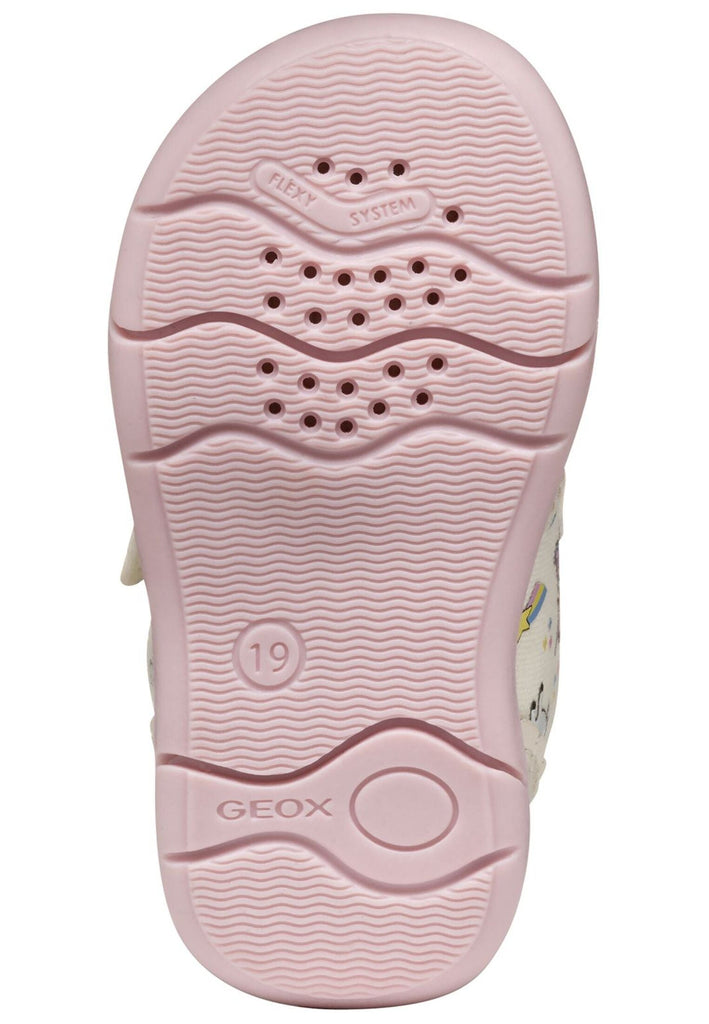 Geox Halbschuhe Lederimitat/Textil Ivory