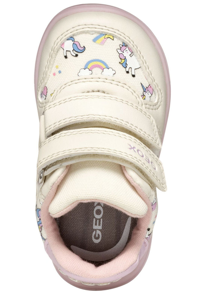 Geox Halbschuhe Lederimitat/Textil Ivory