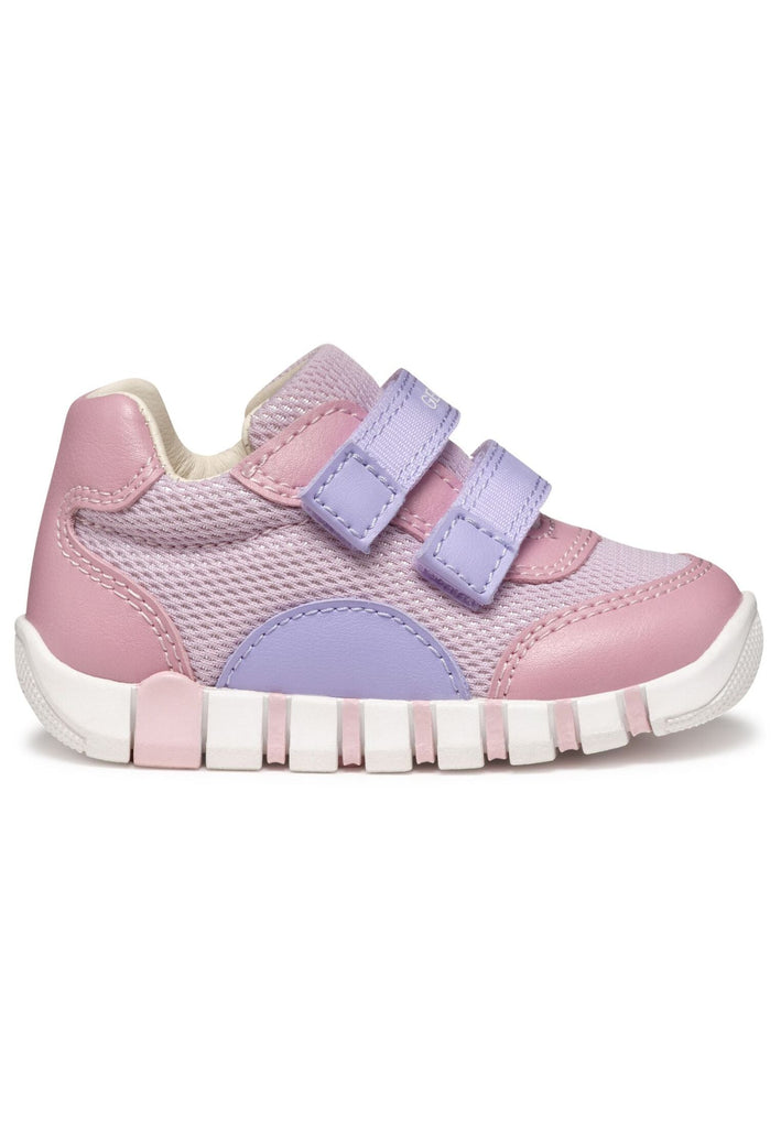 Geox Halbschuhe Lederimitat/Textil Violett/Rosa