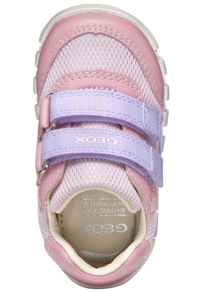 Geox Halbschuhe Lederimitat/Textil Violett/Rosa