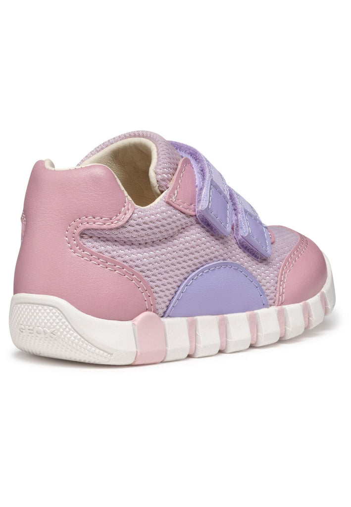 Geox Halbschuhe Lederimitat/Textil Violett/Rosa