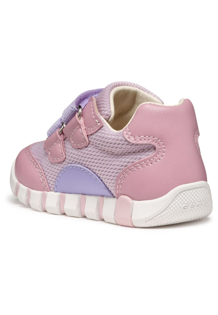 Geox Halbschuhe Lederimitat/Textil Violett/Rosa