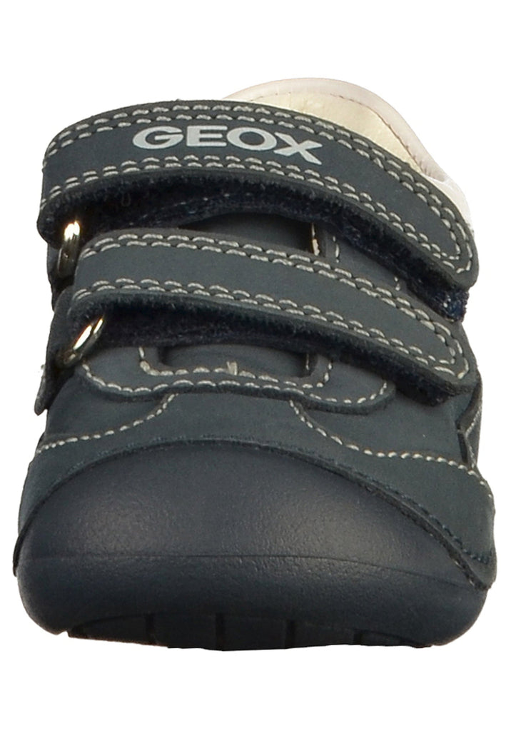 Geox Halbschuhe Nubukleder Navy/Weiß