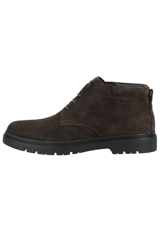 Geox Halbschuhe Veloursleder Dunkelbraun