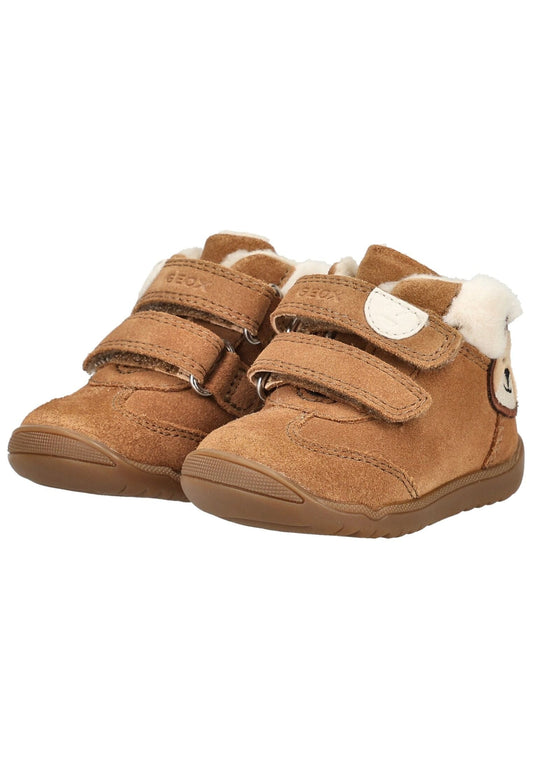 Geox Halbschuhe Veloursleder Hellbraun Warmfutter