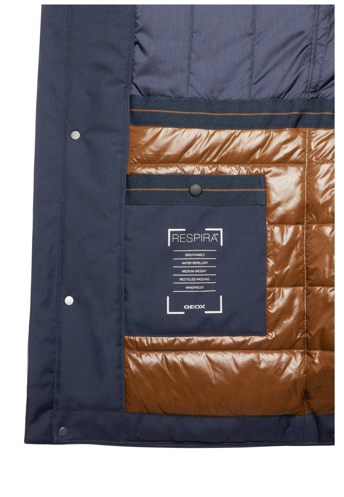 Geox Jacken 100% Polyester Blau