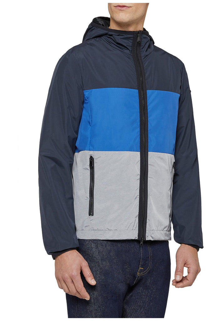 Geox Jacken 100% Polyester Blau/Grau