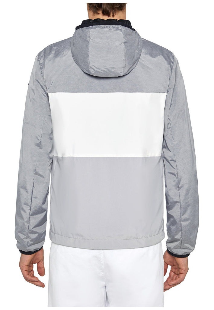 Geox Jacken 100% Polyester Grau/Weiß