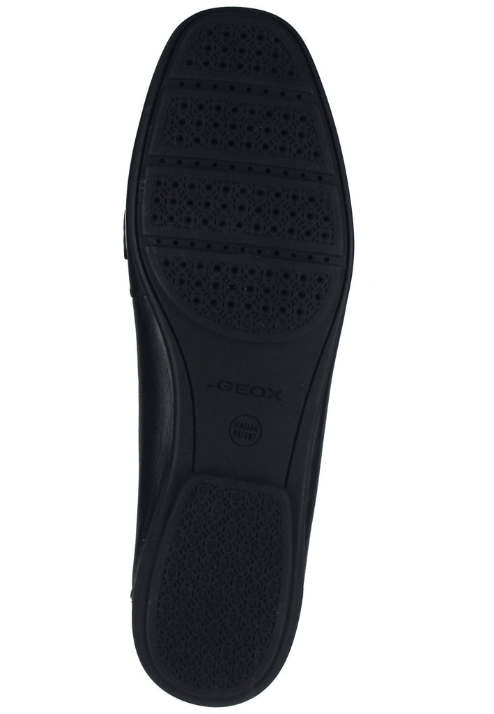 Geox Mokassin Glattleder Schwarz